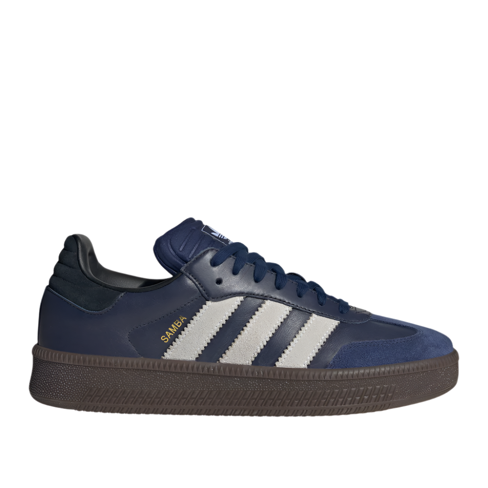 Navy and white adidas shoes on sale