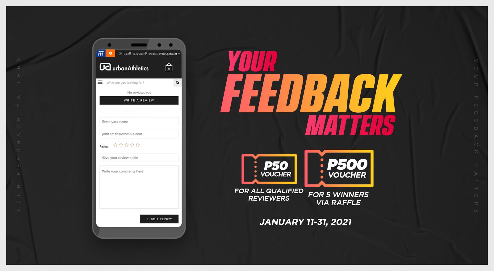 Your Feedback Matters