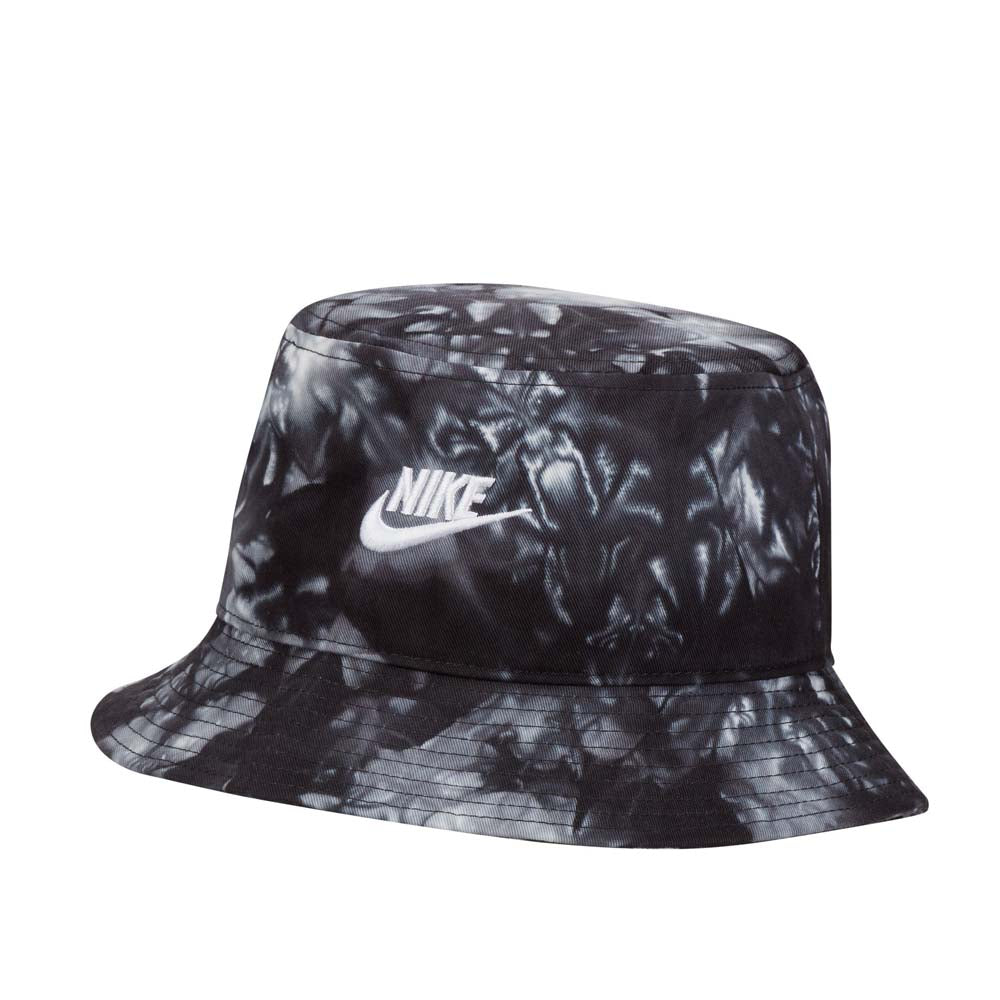 Nike Apex Tie Dye Bucket Hat Back Grey White - urbanAthletics