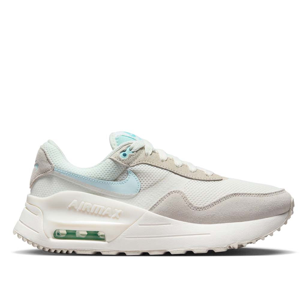 Nike Women's Air Max SYSTM Shoes White Grey Ice Blue - urbanAthletics