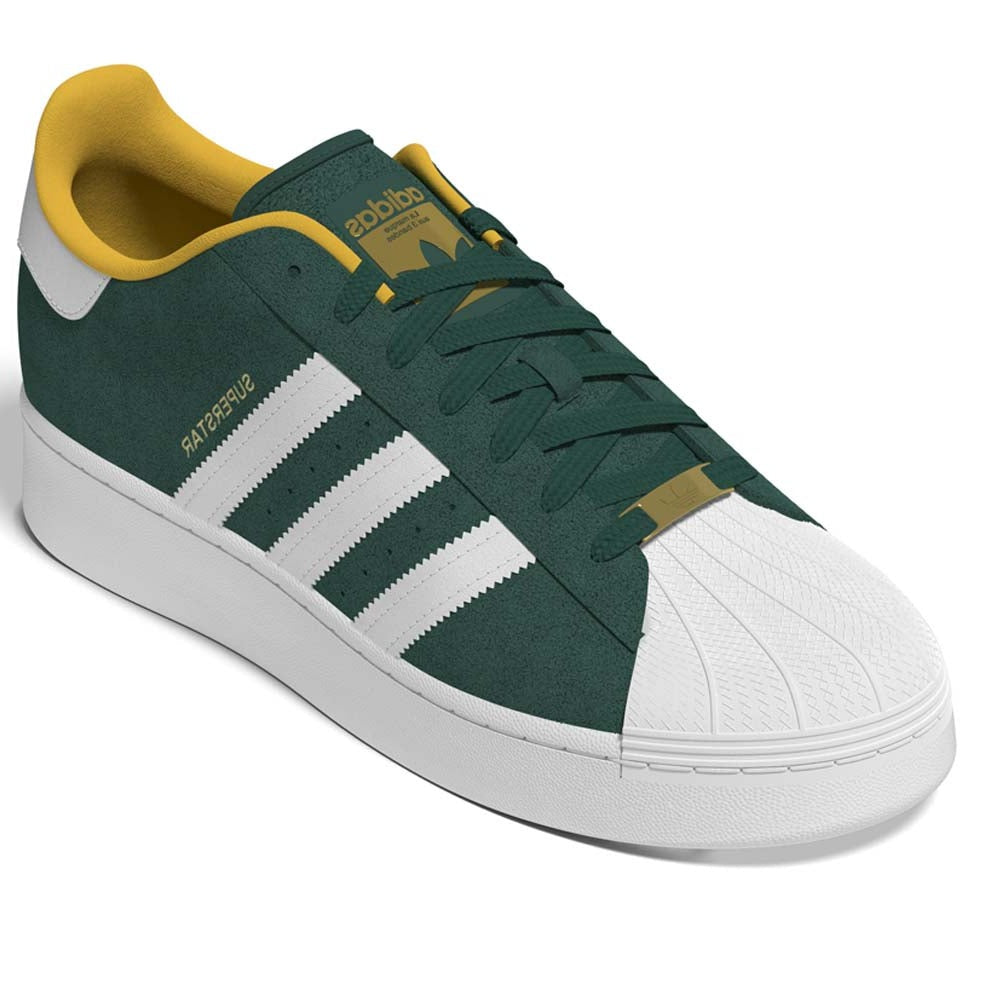 adidas Men's Superstar XLG Shoes Collegiate Green Cloud White Bold Gold ...
