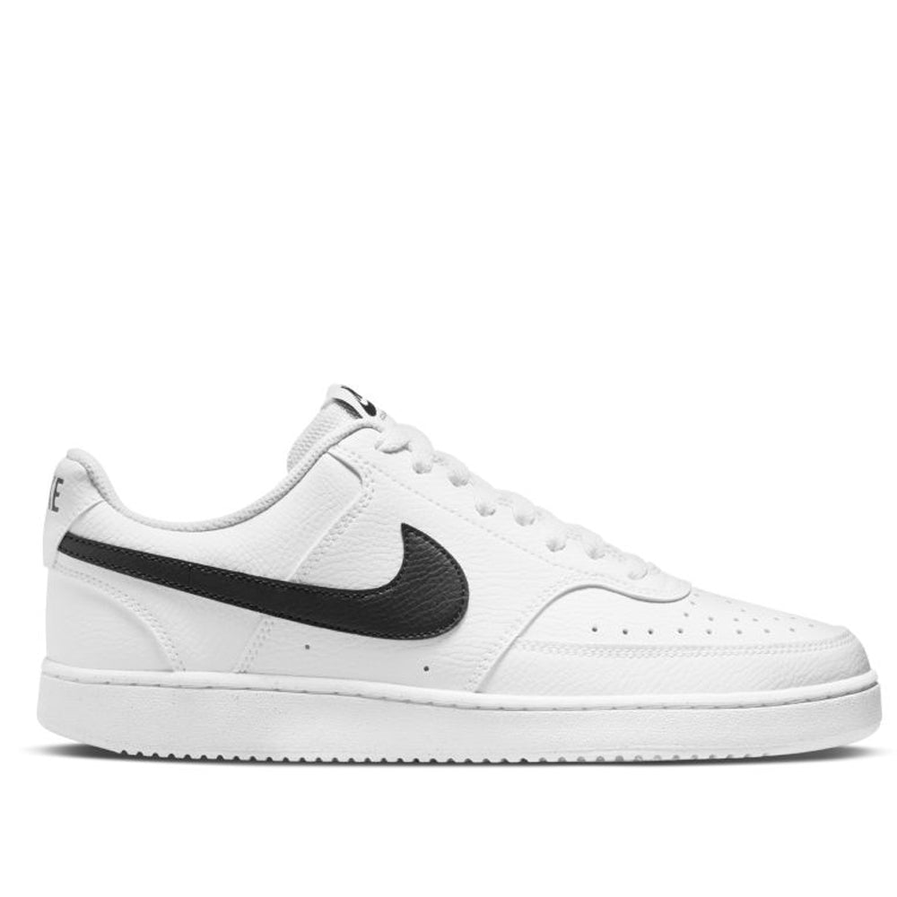 Nike Men's Court Vision Low Next Nature Shoes White Black - urbanAthletics