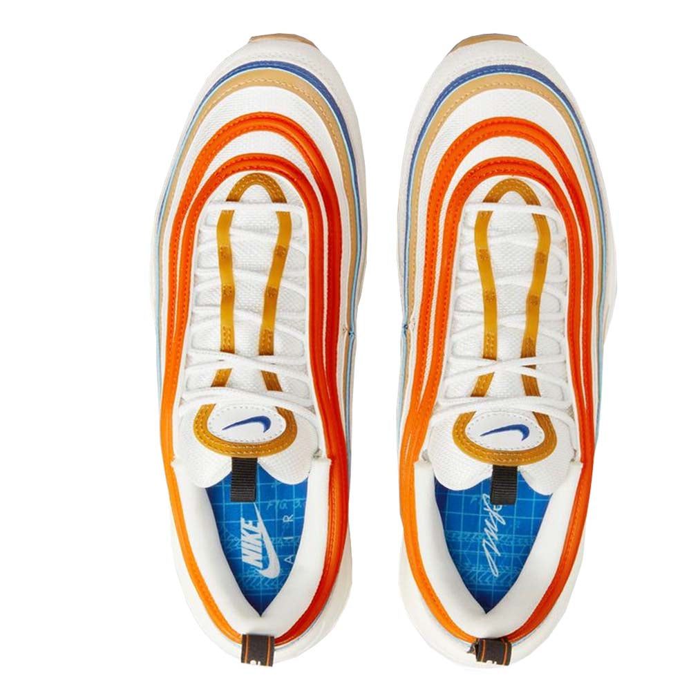 Air max 97 blue cheap orange yellow